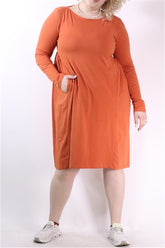 שמלת אוברסייז חדשה בחמרה- XL